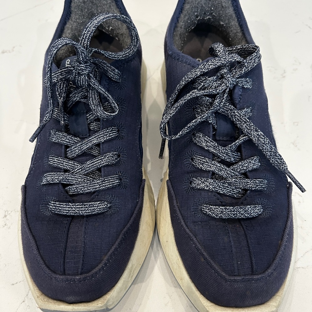 Allbirds Navy Blue Athletic Risers Shoes